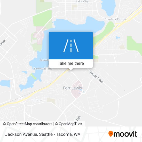 Mapa de Jackson Avenue