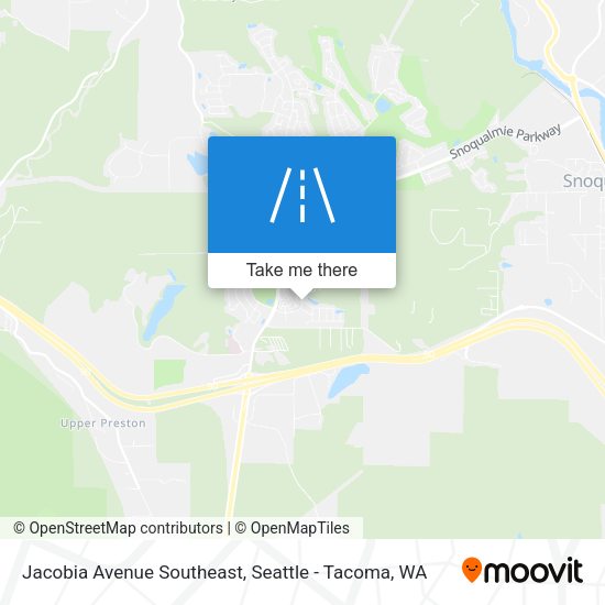 Mapa de Jacobia Avenue Southeast
