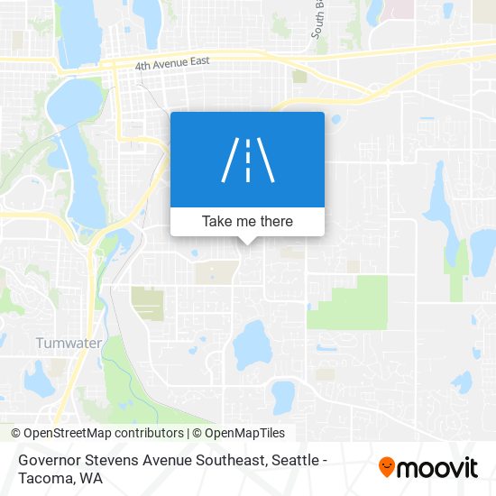 Mapa de Governor Stevens Avenue Southeast