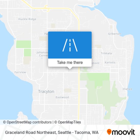 Graceland Road Northeast map