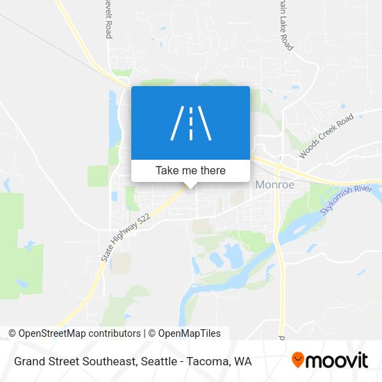 Grand Street Southeast map