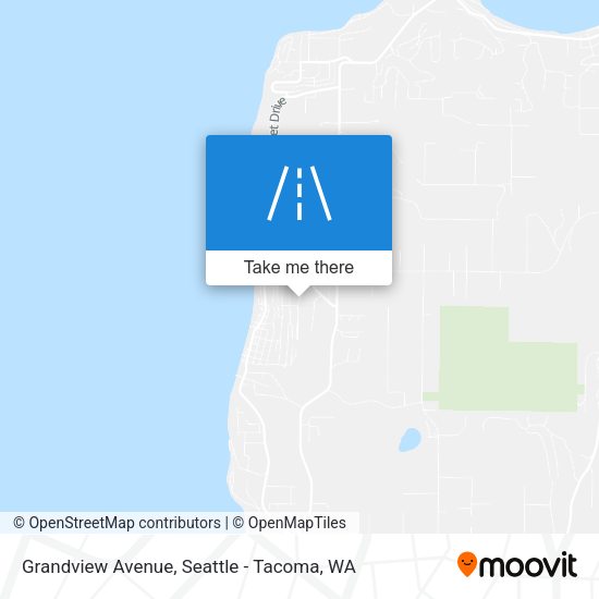 Grandview Avenue map