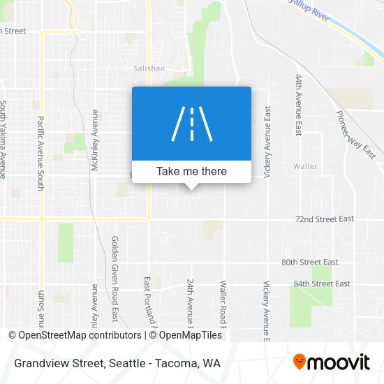 Grandview Street map