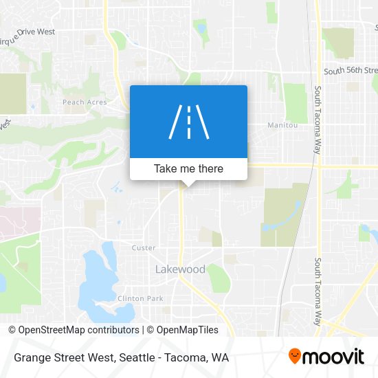 Grange Street West map