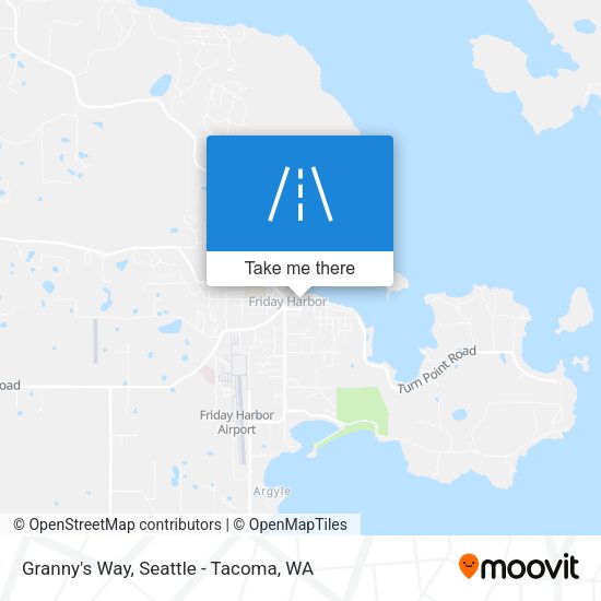 Granny's Way map