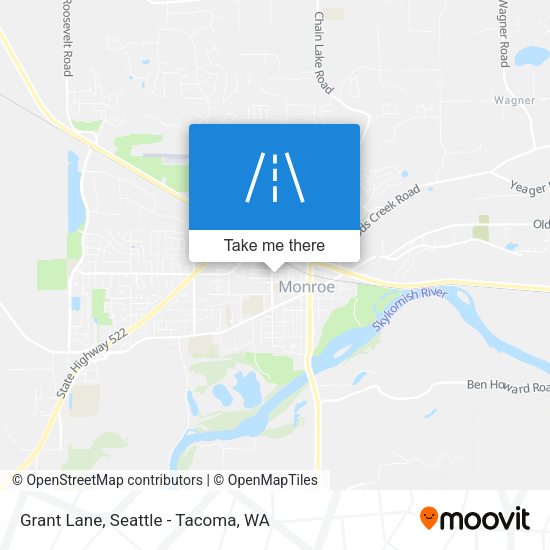 Grant Lane map