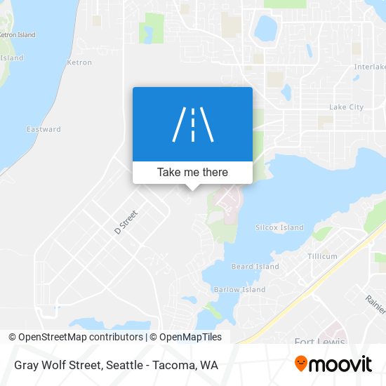 Mapa de Gray Wolf Street