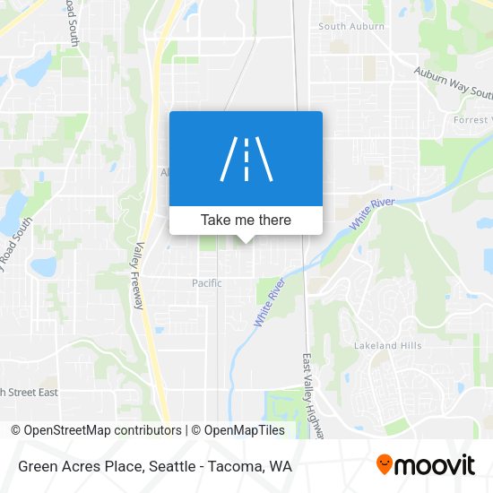 Green Acres Place map