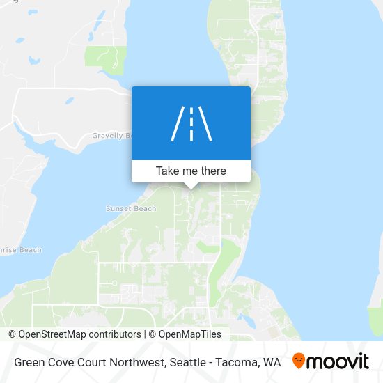 Green Cove Court Northwest map
