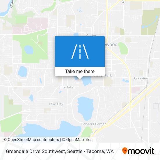 Mapa de Greendale Drive Southwest