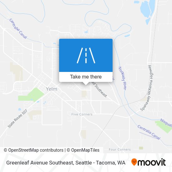 Mapa de Greenleaf Avenue Southeast