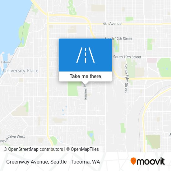 Greenway Avenue map