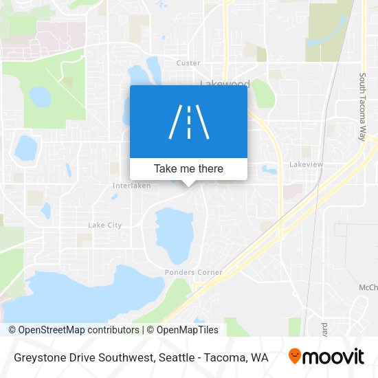 Mapa de Greystone Drive Southwest