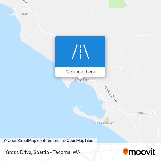 Gross Drive map
