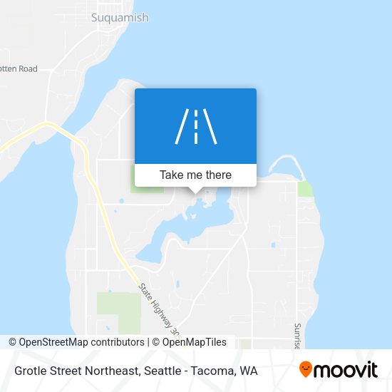 Grotle Street Northeast map