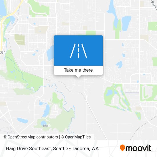 Haig Drive Southeast map