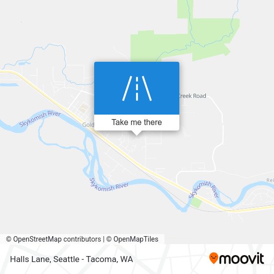 Halls Lane map