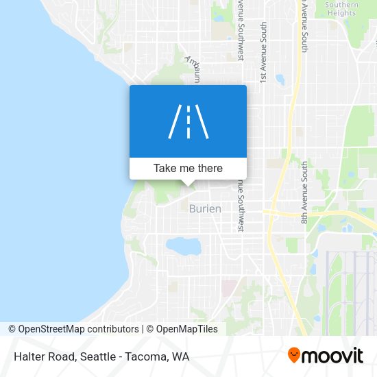 Halter Road map