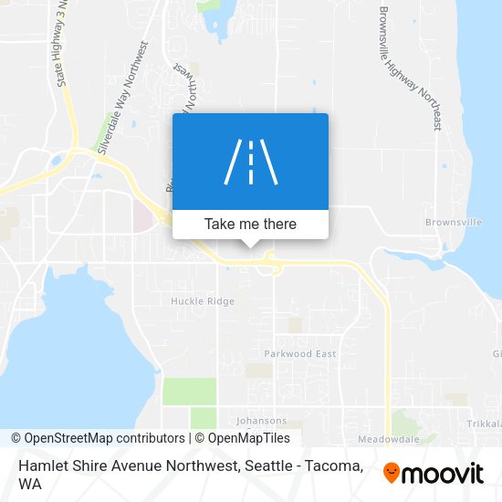 Mapa de Hamlet Shire Avenue Northwest