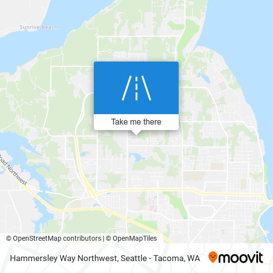 Mapa de Hammersley Way Northwest