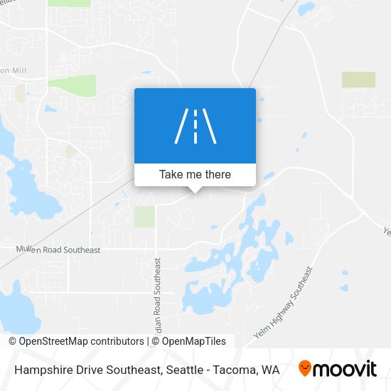 Mapa de Hampshire Drive Southeast