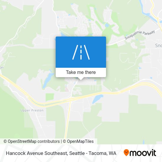 Mapa de Hancock Avenue Southeast