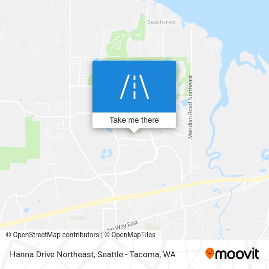 Mapa de Hanna Drive Northeast
