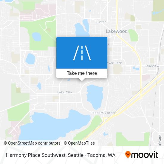 Harmony Place Southwest map