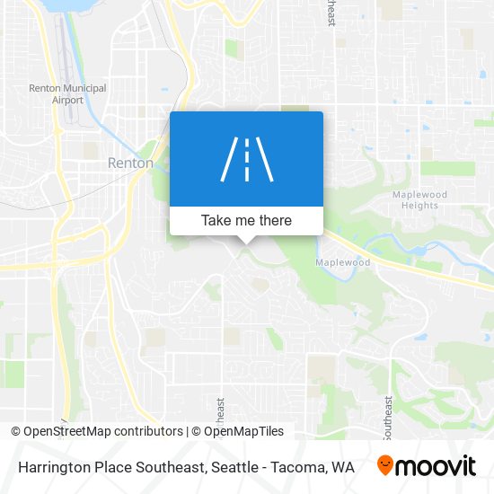 Mapa de Harrington Place Southeast