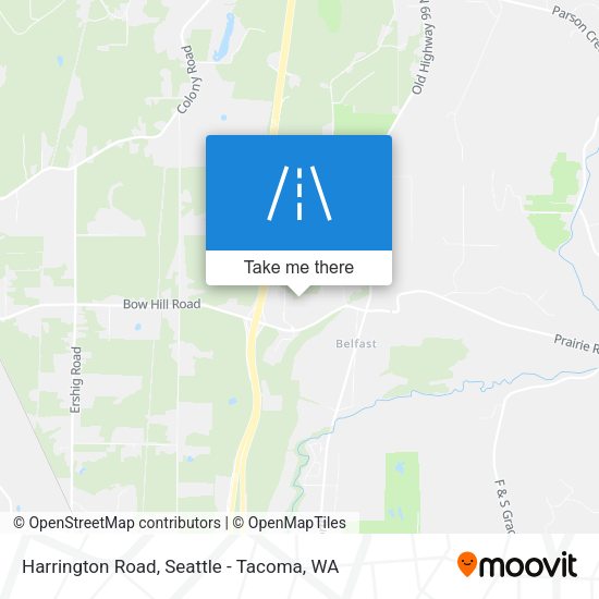 Mapa de Harrington Road