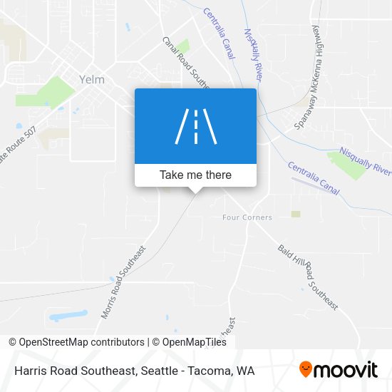 Harris Road Southeast map