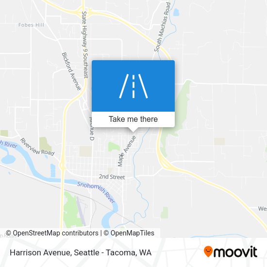 Harrison Avenue map