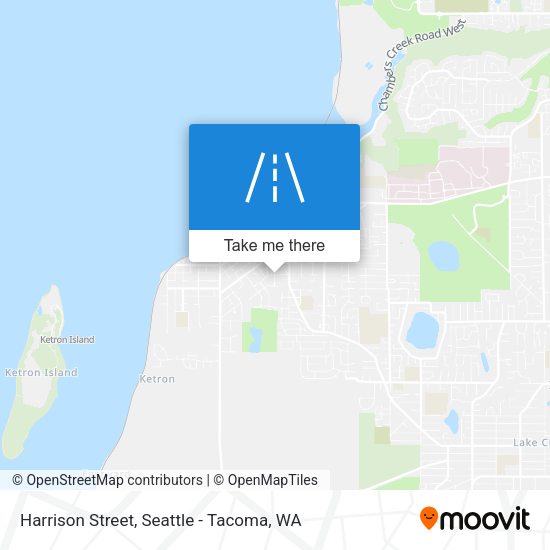 Harrison Street map