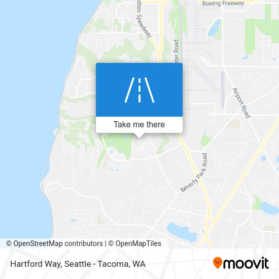 Hartford Way map