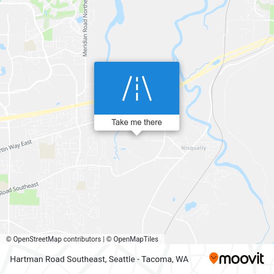 Hartman Road Southeast map