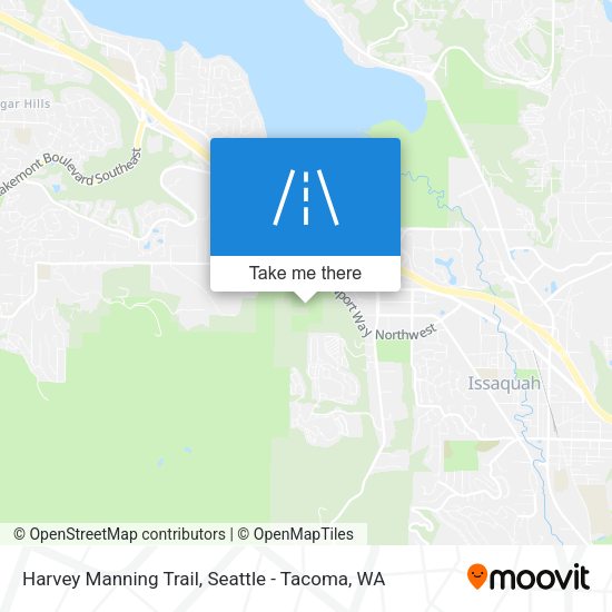 Mapa de Harvey Manning Trail
