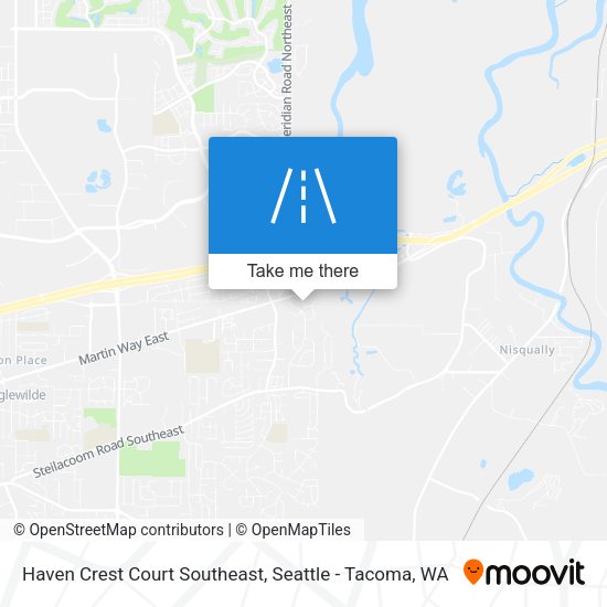 Mapa de Haven Crest Court Southeast