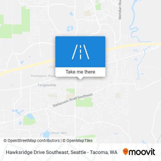 Mapa de Hawksridge Drive Southeast