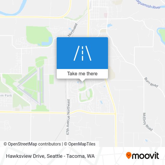 Mapa de Hawksview Drive