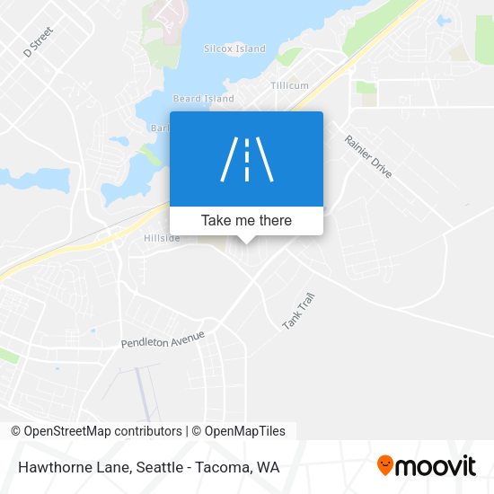 Mapa de Hawthorne Lane