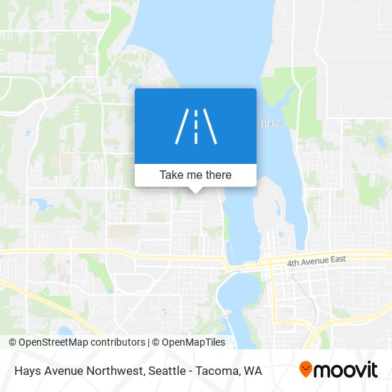 Mapa de Hays Avenue Northwest