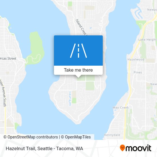 Hazelnut Trail map