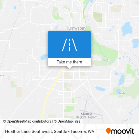 Heather Lane Southwest map