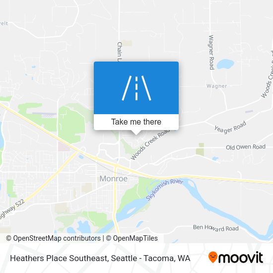 Heathers Place Southeast map
