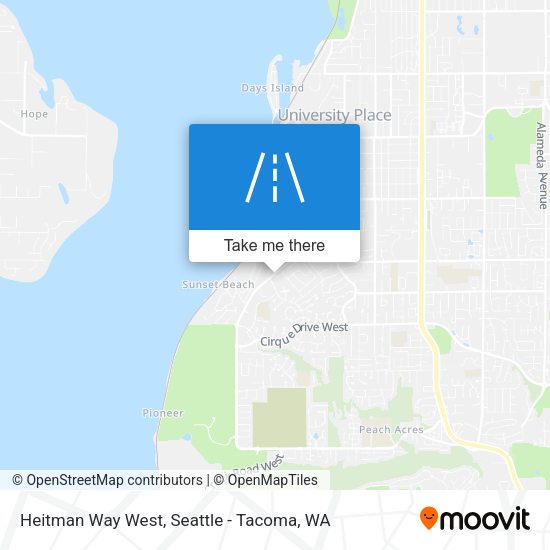 Mapa de Heitman Way West