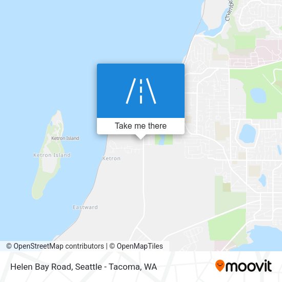 Helen Bay Road map
