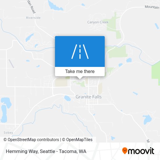 Hemming Way map