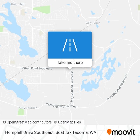 Hemphill Drive Southeast map