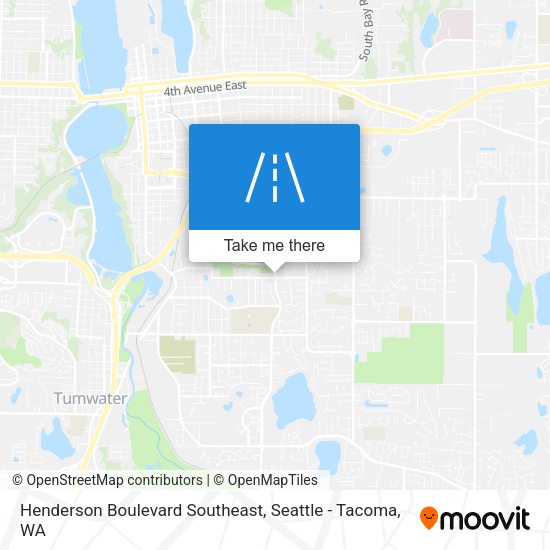 Mapa de Henderson Boulevard Southeast