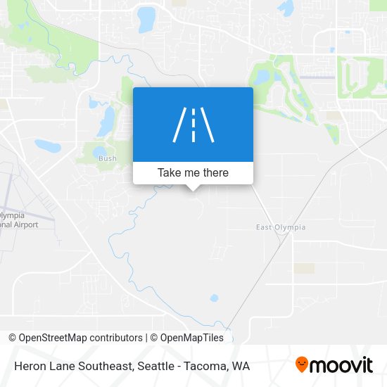 Heron Lane Southeast map